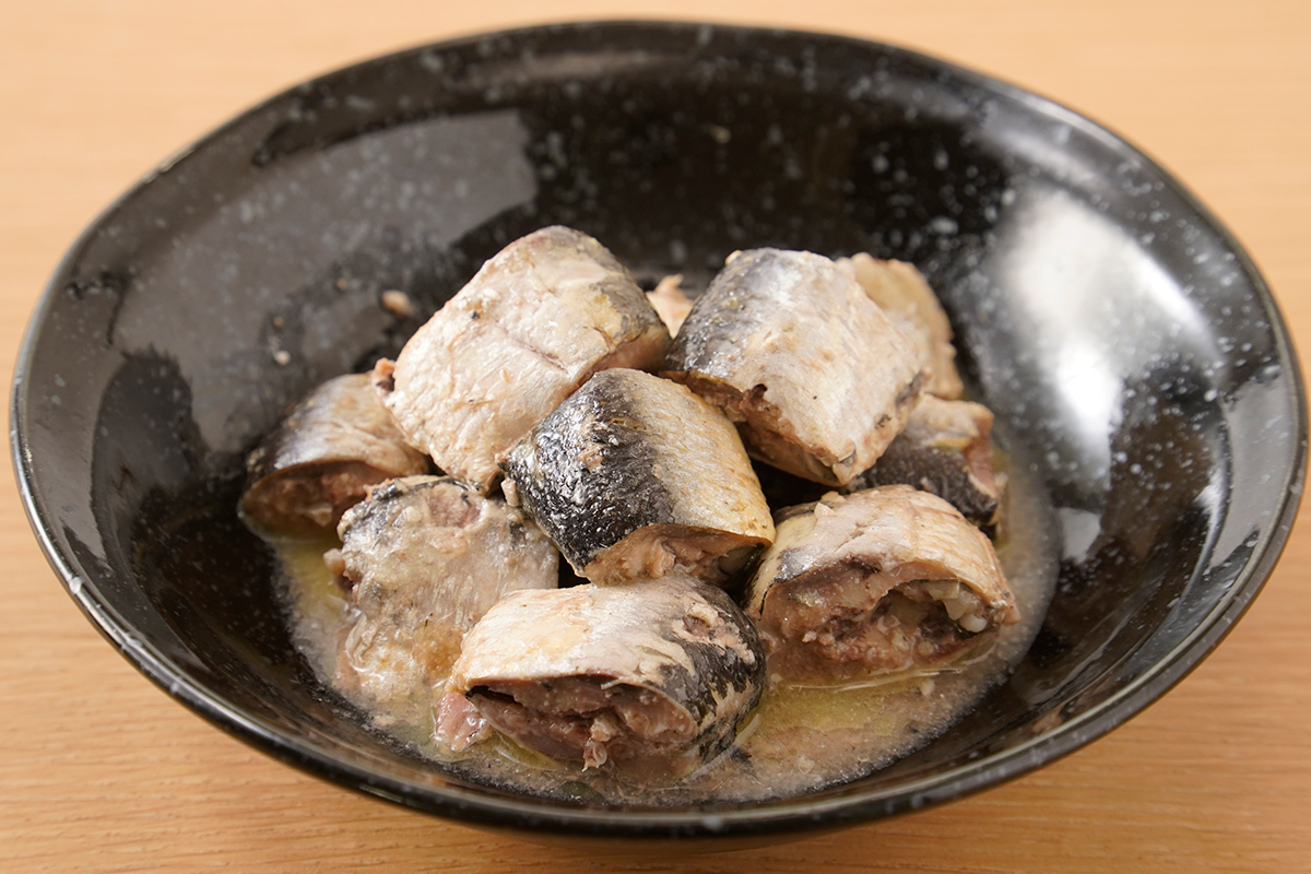 いわし缶水煮の中身